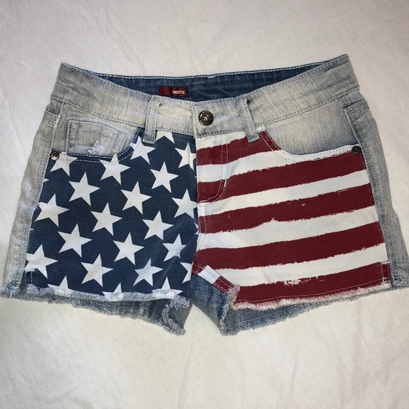 Arizona Jean Company Other - American flag blue jean shorts size 12